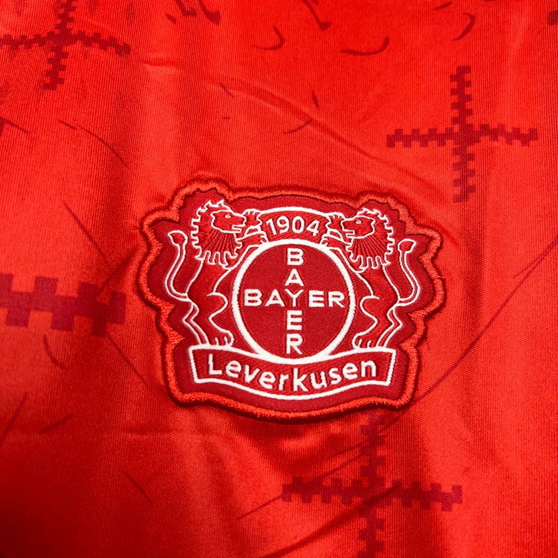 Camisa Bayer Leverkusen Vermelha 24/25- Versão Torcedor