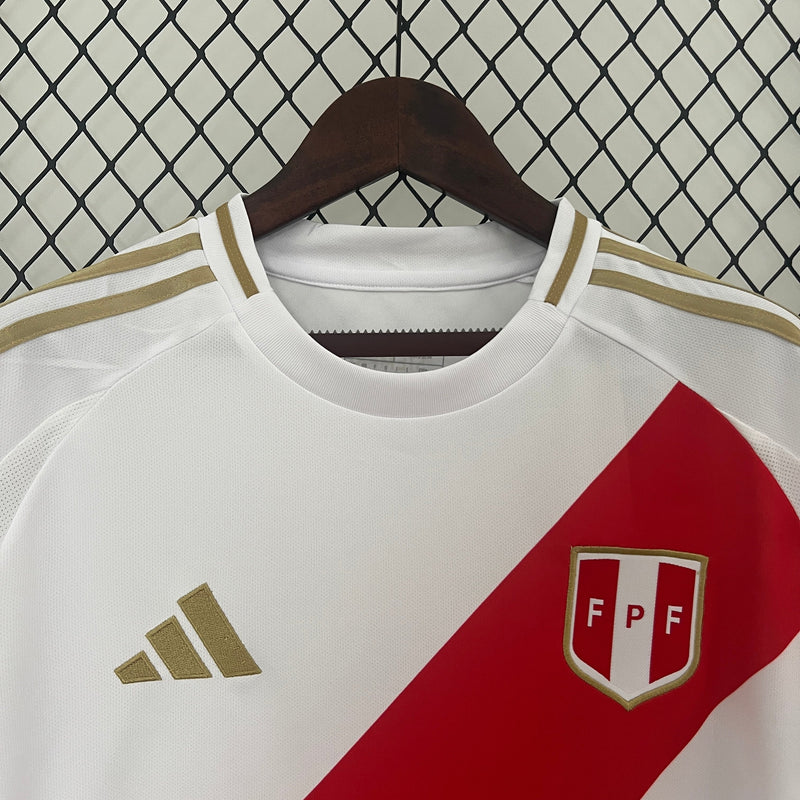 Camisa Peru Home 24/25 - Adidas Torcedor Masculina Lançamento