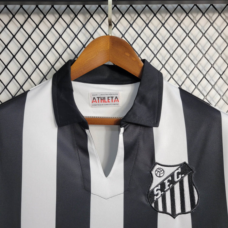 Camisa Santos Retrô 1958 Preto e Branco