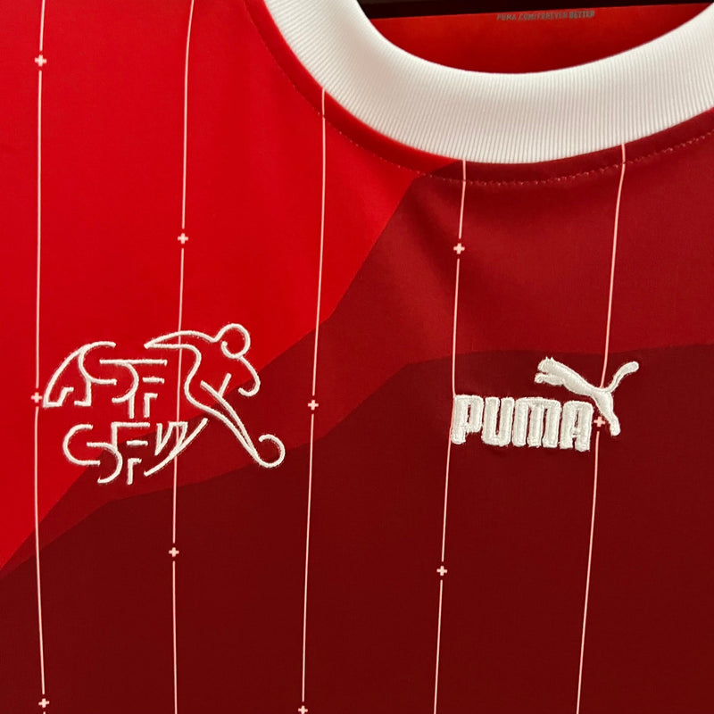 Camisa Suiça Home 24/25 - Puma Torcedor Masculina Lançamento