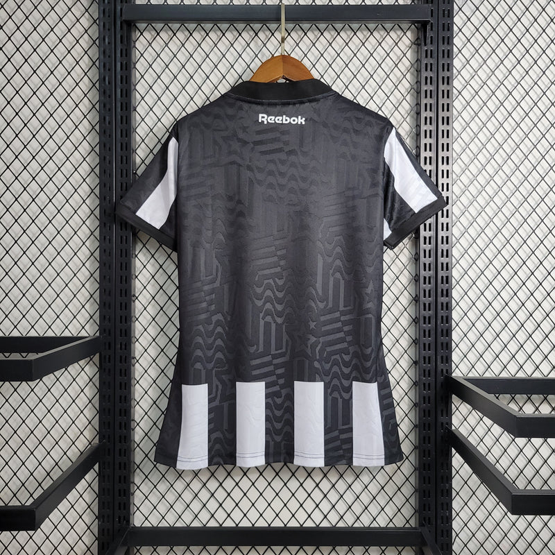 Camisa Botafogo I 23/24 Feminina Kappa - Preto e Branco