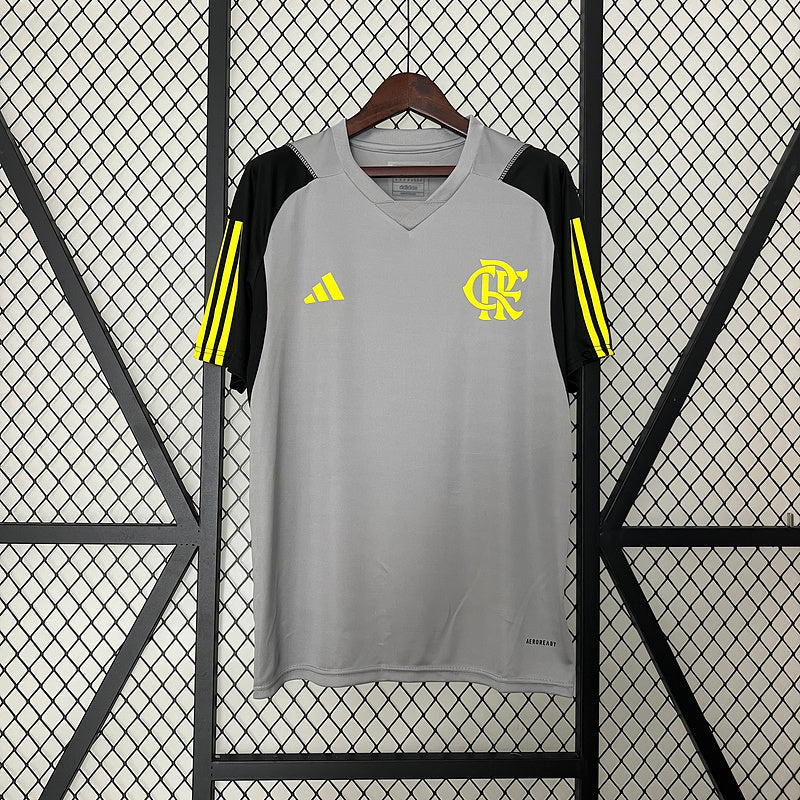 Camisa Flamengo Treino Cinza 24/25 - Versão Torcedor Lançamento