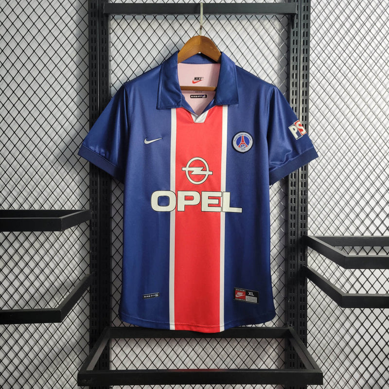 Camisa PSG Retrô 1998 Azul e Vermelha - Nike