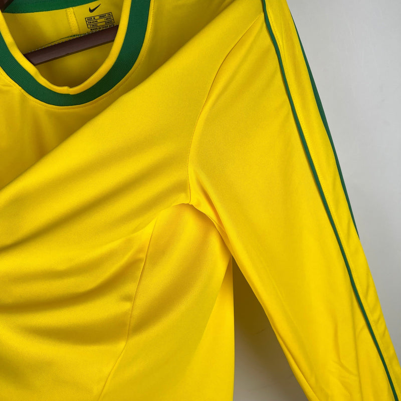 Camisa Seleção Brasil Retrô 1998 Amarela e Verde - Nike