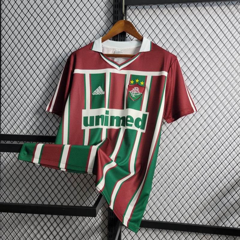 Camisa Fluminense Retrô 2002/2003 Vermelha e Verde - Adidas