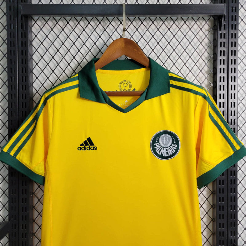 Camisa Palmeiras Retrô 2014 Amarelo Fluorescente - Adidas