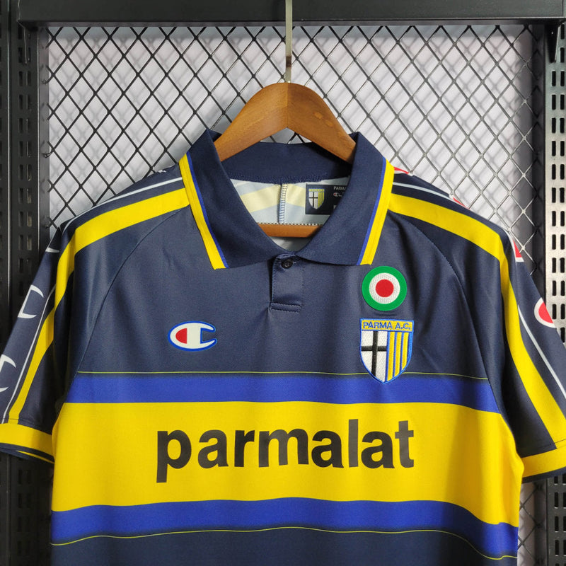 Camisa Parma Retrô 1999/2000 - Preto e Amarela