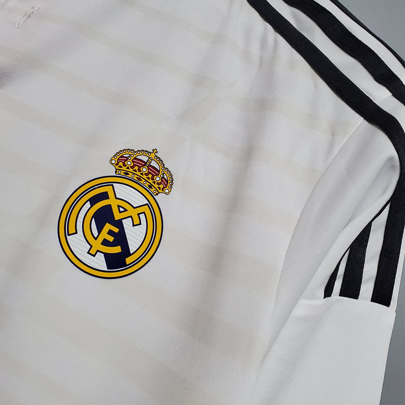 Camisa Manga Longa Real Madrid 14/15 Adidas - Branco