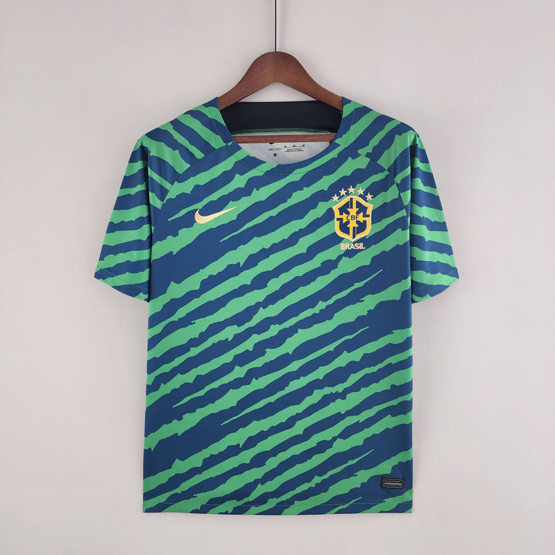 Camisa Seleção Brasil 2022 Nike - Verde e Azul - Edição Especial