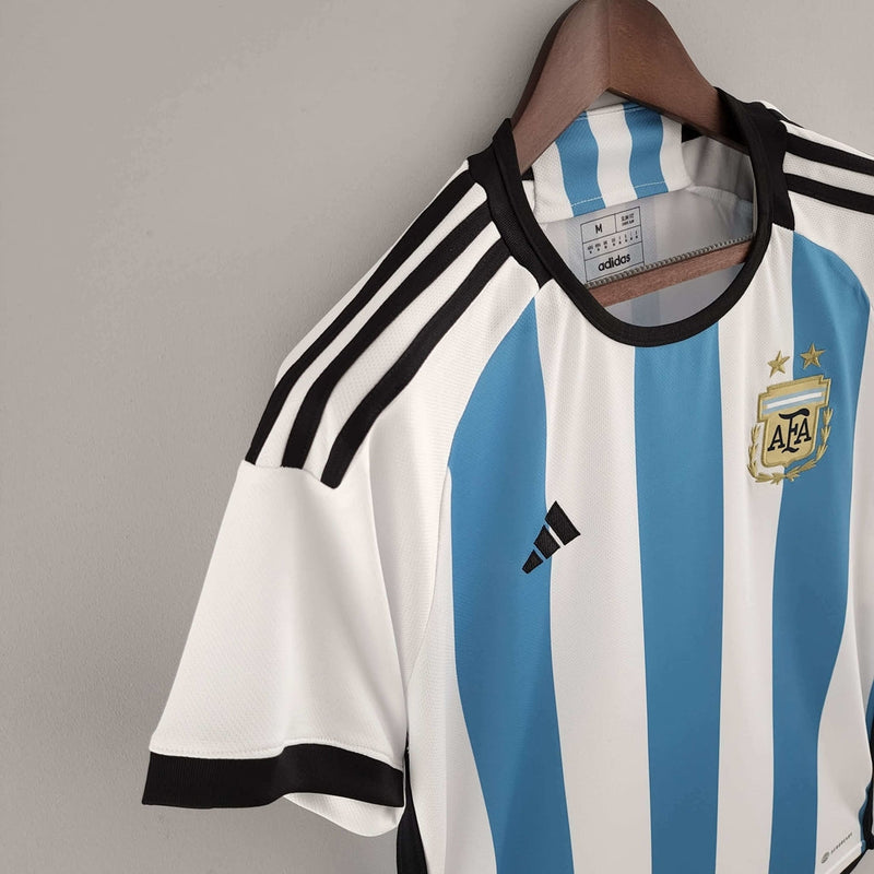 Camisa Seleção da Argentina I 2022 Adidas - Azul e Branca