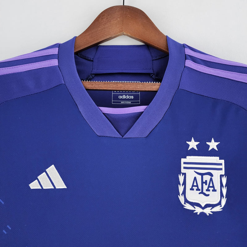 Camisa Seleção da Argentina II 2022 Adidas - Roxo