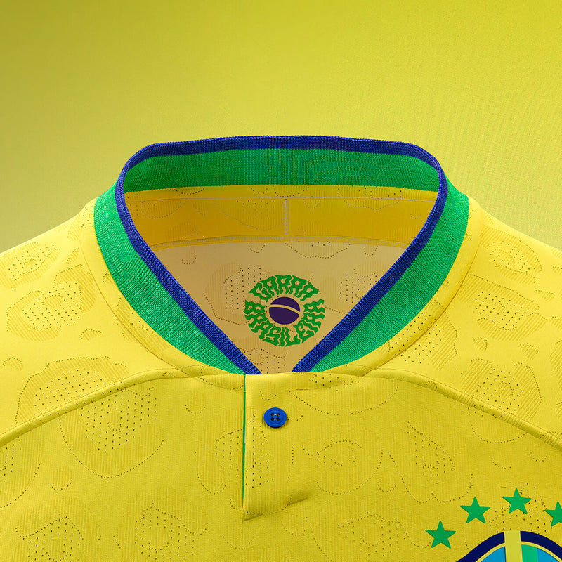 Camisa Seleção Brasil I [Com Patch] 22/23 Nike - Amarelo