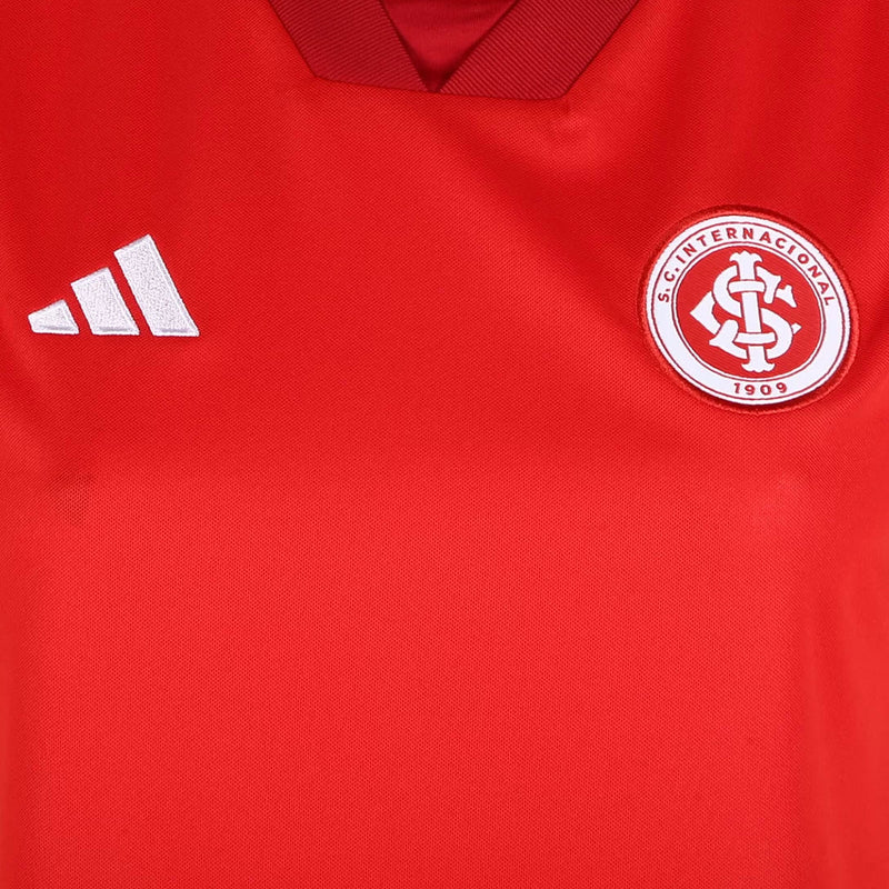 Camisa Feminina Internacional I 23/24 Adidas - Vermelha