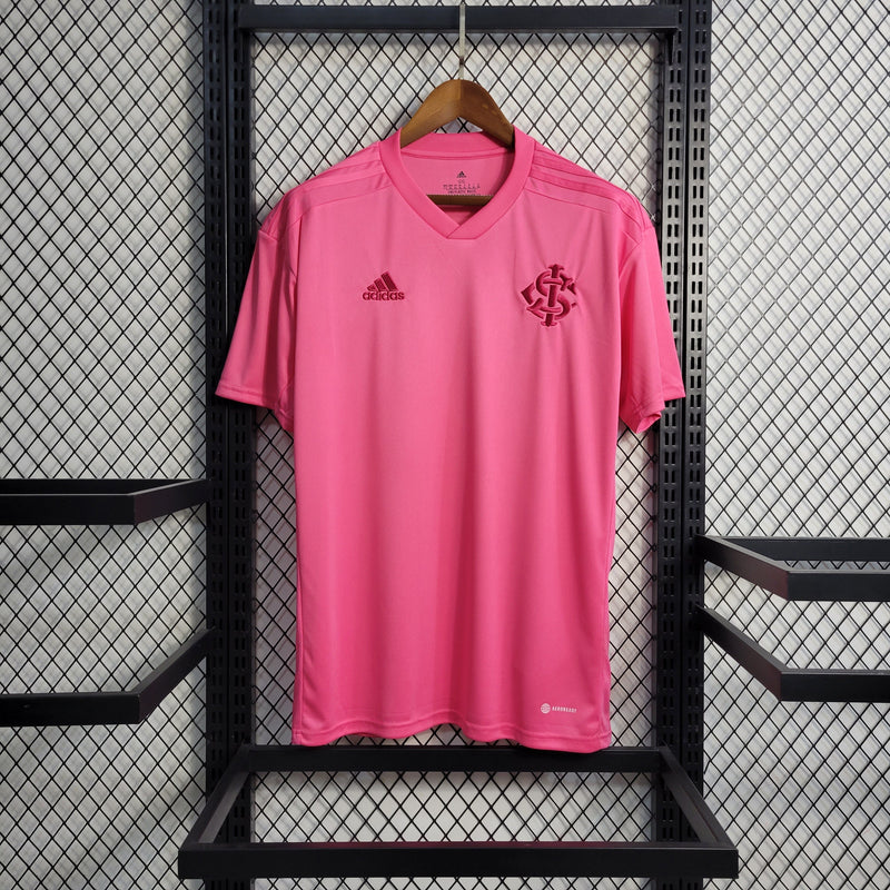 Camisa Internacional Outubro Rosa 22/23 Adidas - Rosa