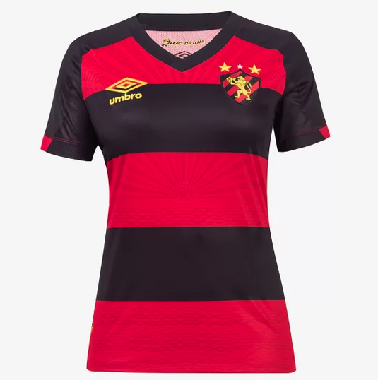 Camisa Feminina Sport Recife I 22/23 Umbro - Rubro Negro