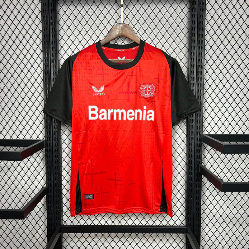 Camisa Bayer Leverkusen Vermelha 24/25- Versão Torcedor