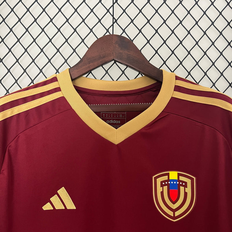 Camisa Venezuela Home 24/25 - Adidas Torcedor Masculina Lançamento