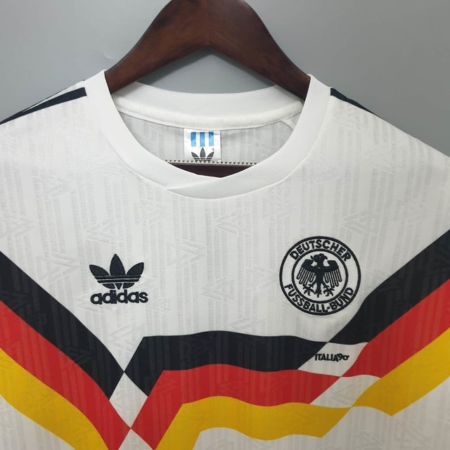 Camisa Seleção Alemanha Retrô 1990 Branca - Adidas