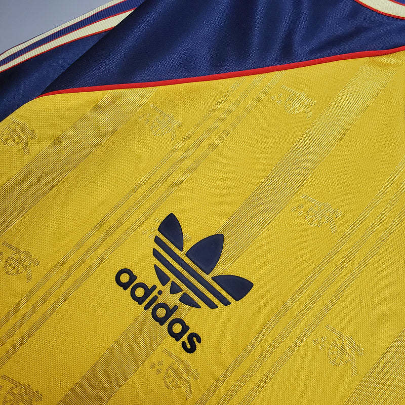 Camisa Arsenal Retrô 1988/1989 Amarela - Adidas