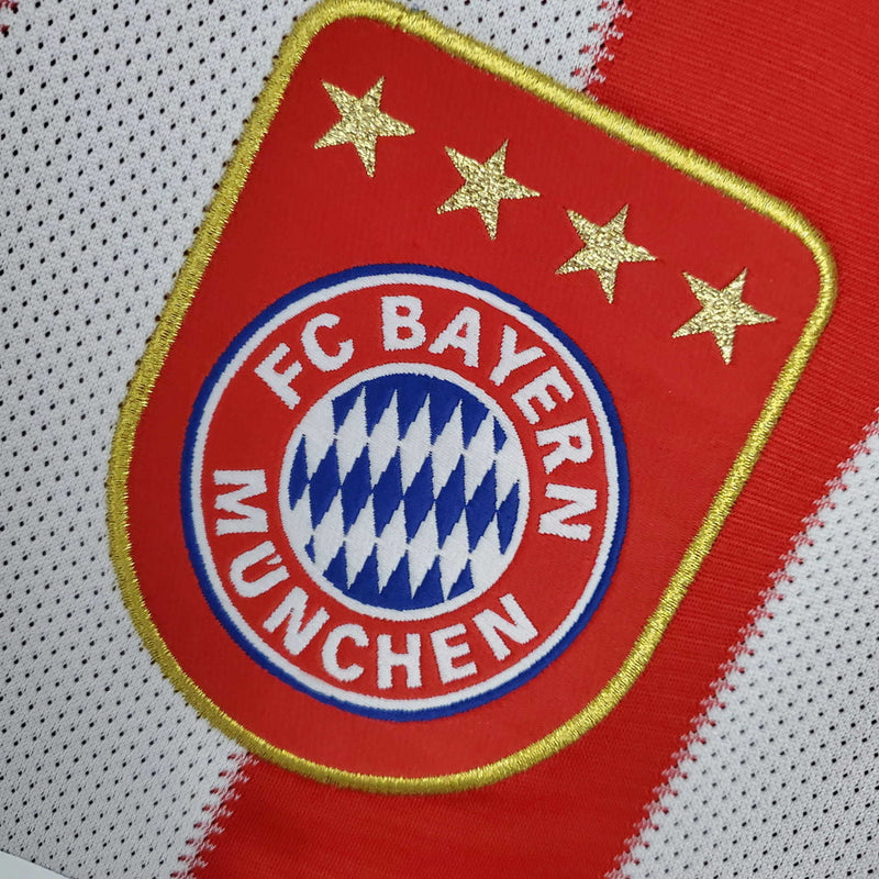 Camisa Bayern de Munique Retrô 2010/2011 Vermelha e Branca - Adidas