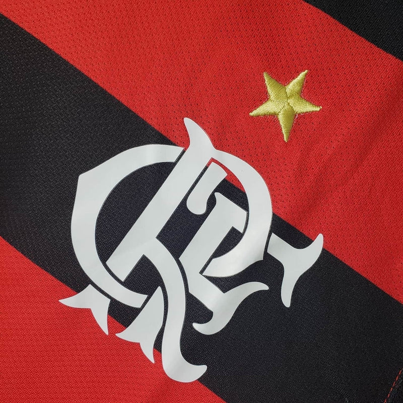 Camisa Flamengo Retrô 2009 Vermelha e Preta - Nike