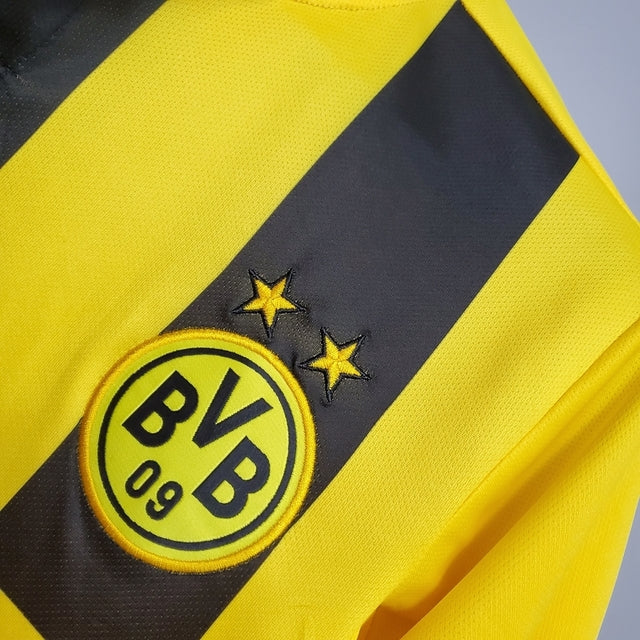 Camisa Borussia Dortmund Retrô 1213 - Puma - Amarela e Preta