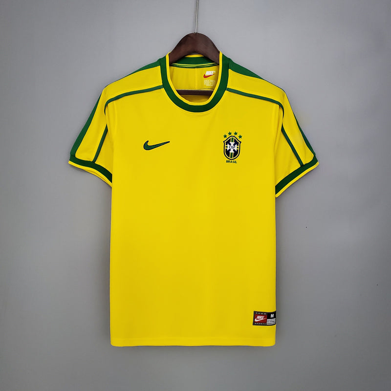 Camisa Seleção Brasileira Retrô 1998 Amarela - Nike