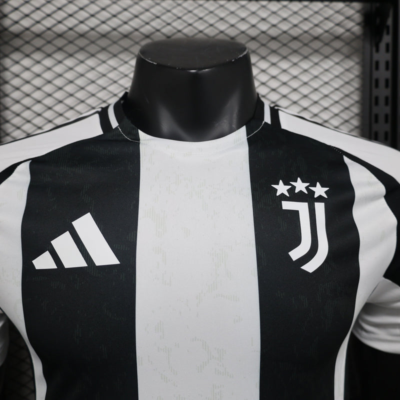 Camisa Juventus I 24/25 Preto e Branco - Adidas - Masculino Jogador